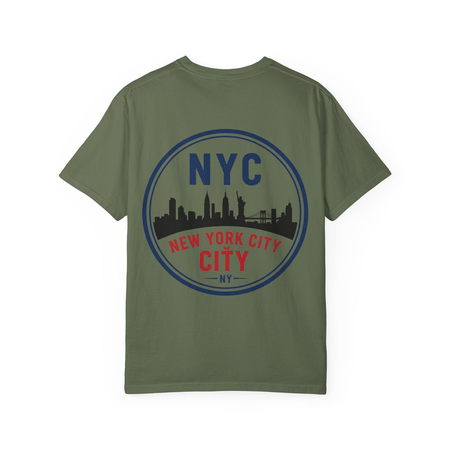 NYC Garment-Dyed T-Shirt - Urban Fashion and Travel Souvenir
