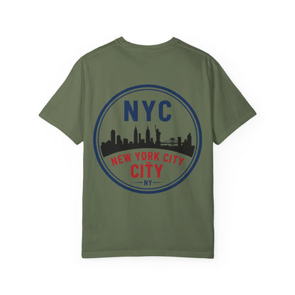NYC Garment-Dyed T-Shirt - Urban Fashion and Travel Souvenir