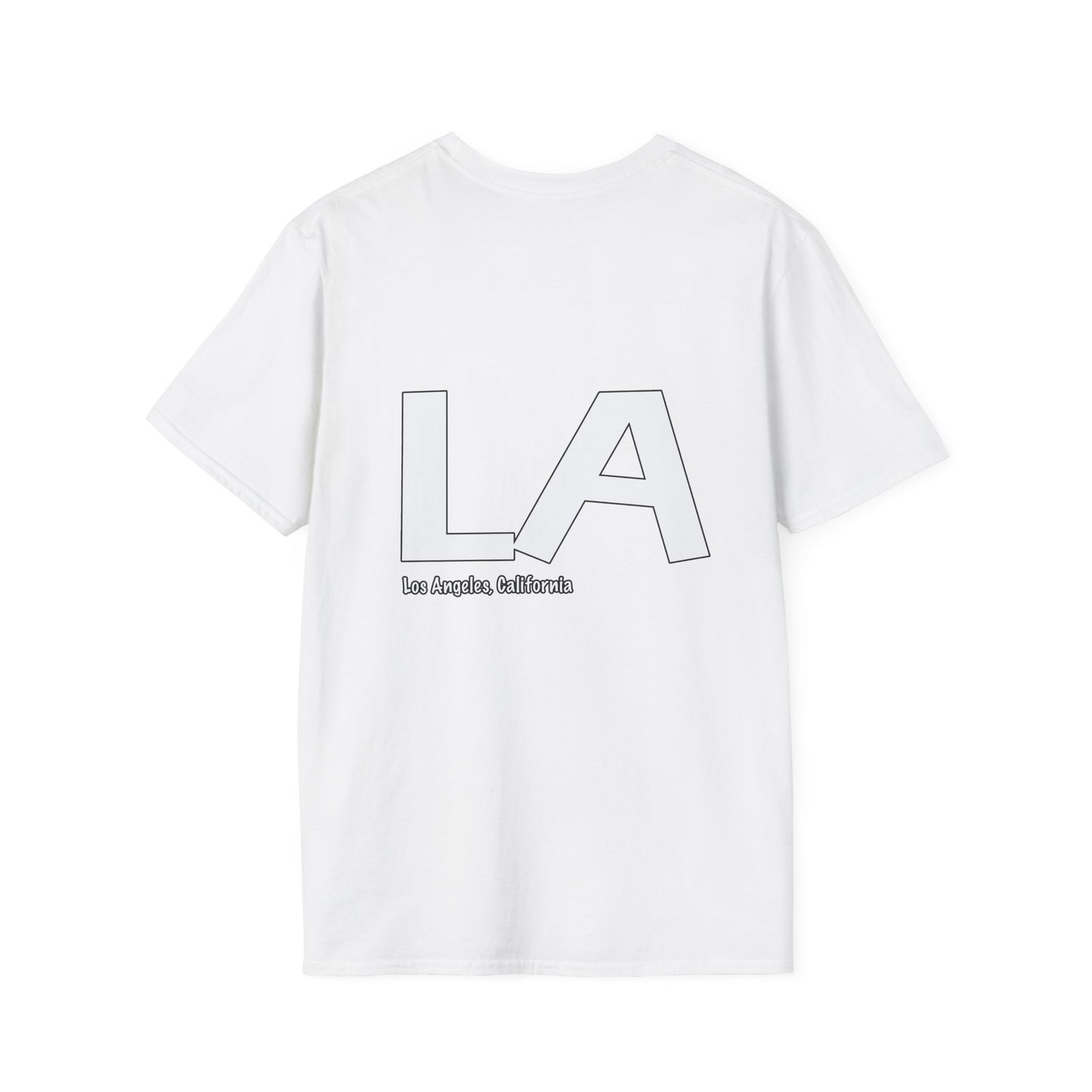 LA California Graphic Softstyle T-Shirt - Casual Streetwear, Urban Apparel