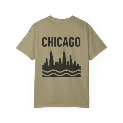 Chicago Skyline Unisex T-Shirt | Casual Citywear, Gift for Chicago Lovers, Travel Souvenir