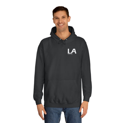 LA , California Unisex College Hoodie, Casual Comfortable Pullover
