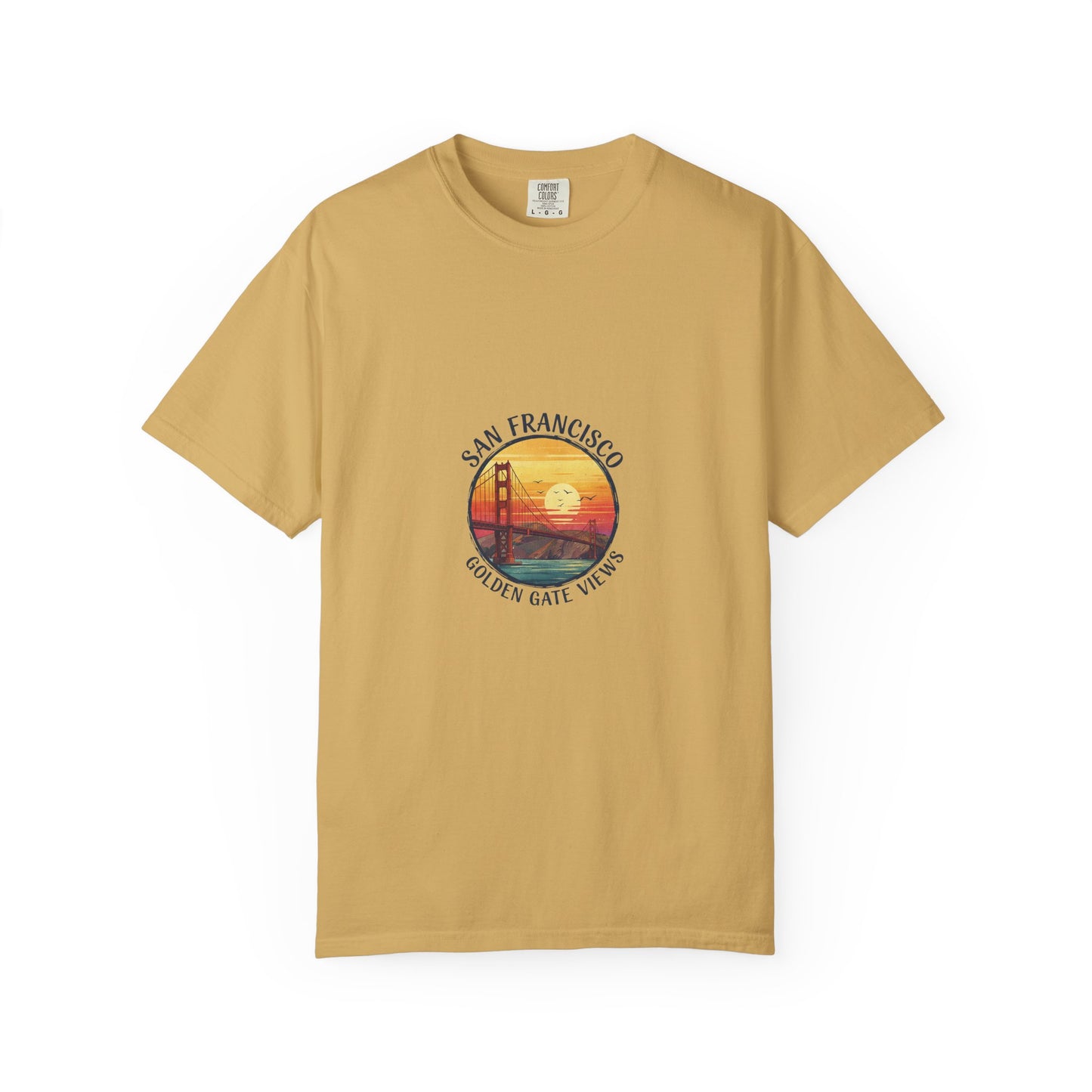Golden Gate Views Unisex T-Shirt - Casual Summer Tee, San Francisco Souvenir, Travel Gift