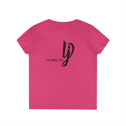 lj San Diego California v neck tshirts