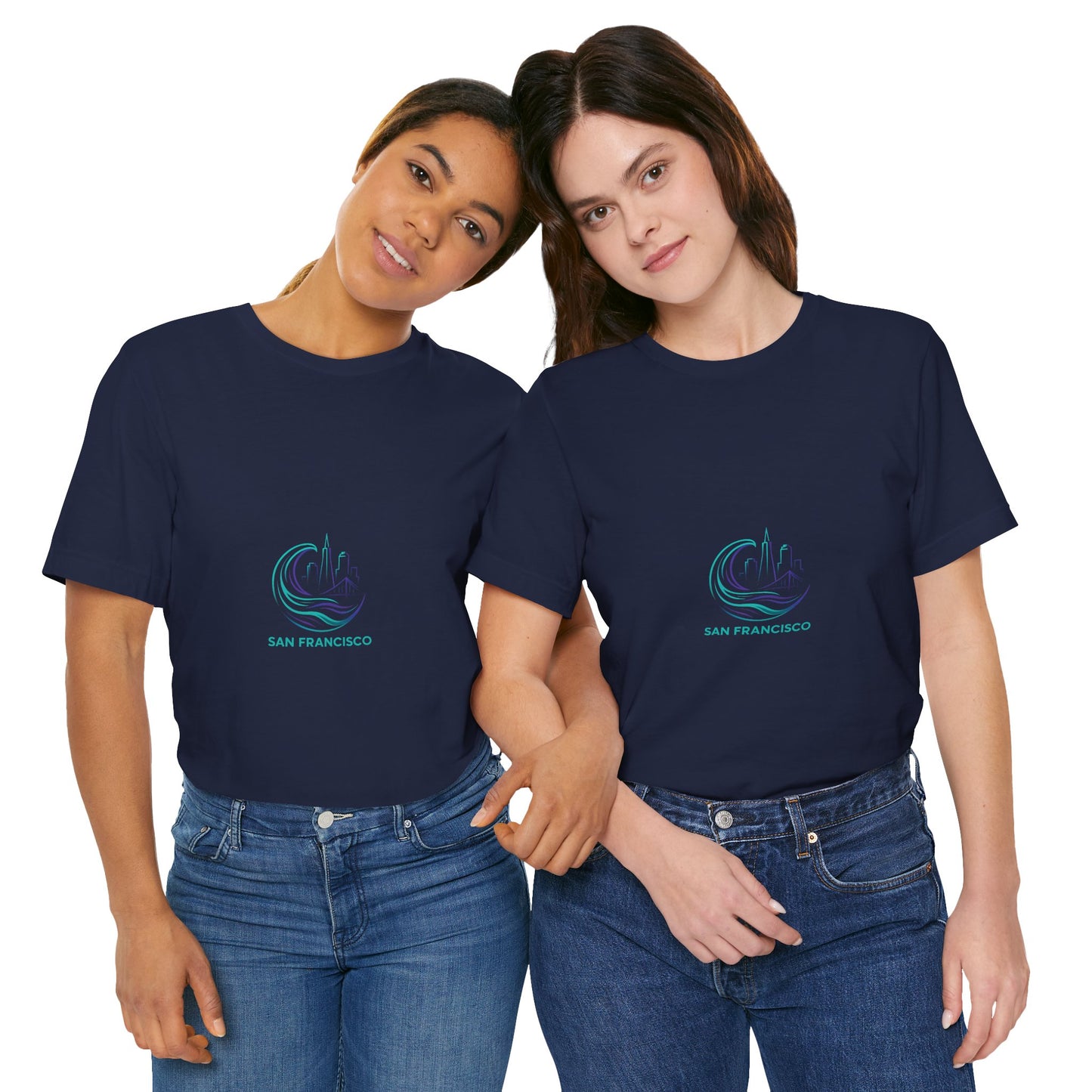 San Francisco Waves Tee Shirt, Casual Beachwear, Travel Souvenir, Unisex Graphic Tee, Summer Gift, Nature-Inspired Apparel
