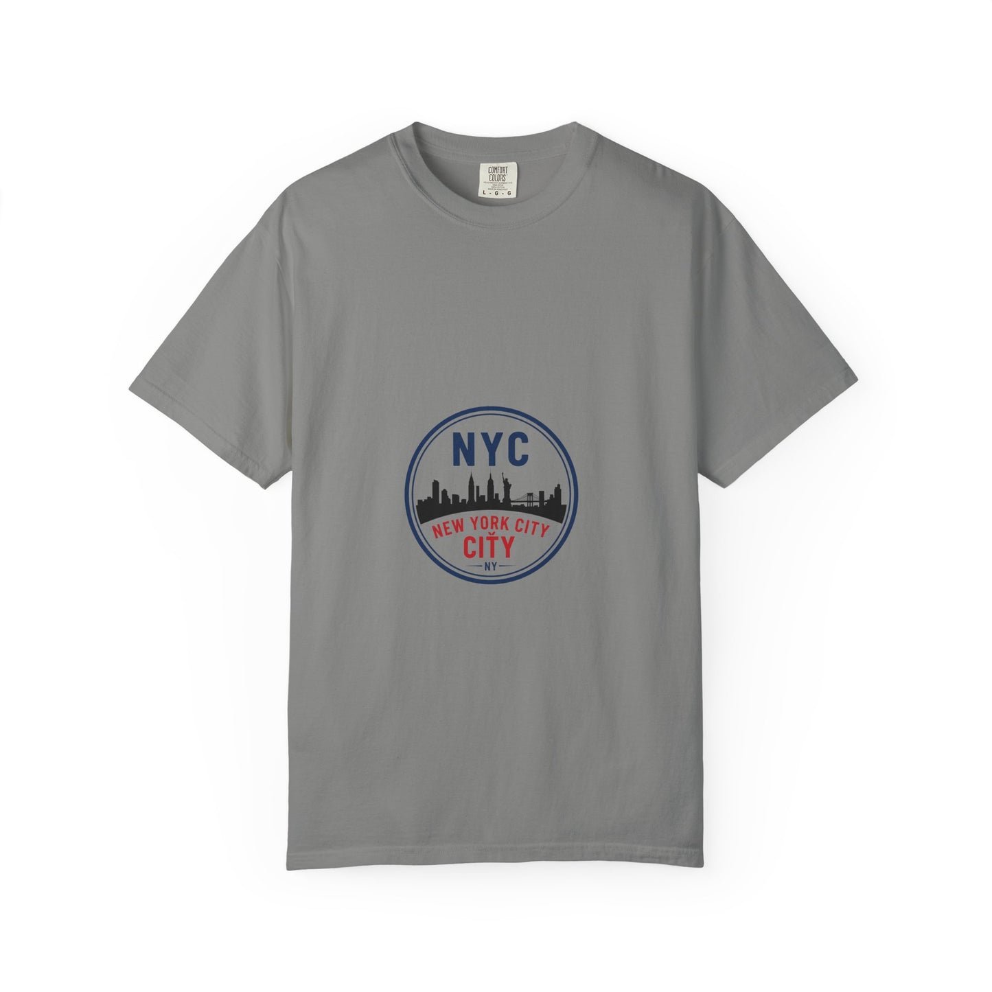 NYC Garment-Dyed T-Shirt - Urban Fashion and Travel Souvenir