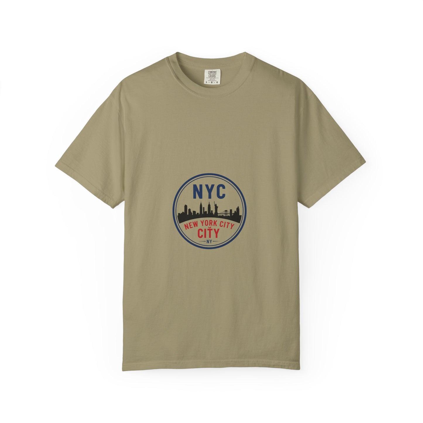 NYC Garment-Dyed T-Shirt - Urban Fashion and Travel Souvenir