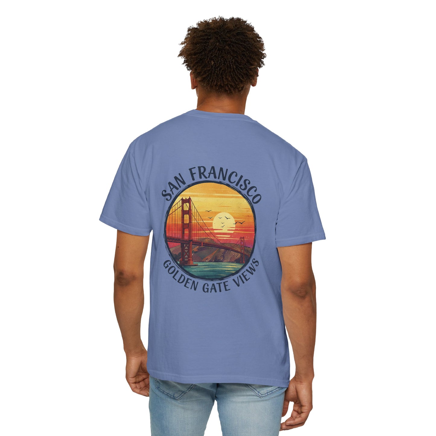 Golden Gate Views Unisex T-Shirt - Casual Summer Tee, San Francisco Souvenir, Travel Gift
