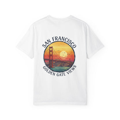Golden Gate Views Unisex T-Shirt - Casual Summer Tee, San Francisco Souvenir, Travel Gift