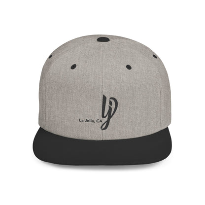 LJ san diego ca Stylish Flat Bill Snapback Cap,