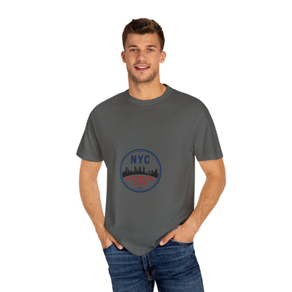 NYC Garment-Dyed T-Shirt - Urban Fashion and Travel Souvenir