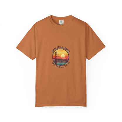 Golden Gate Views Unisex T-Shirt - Casual Summer Tee, San Francisco Souvenir, Travel Gift