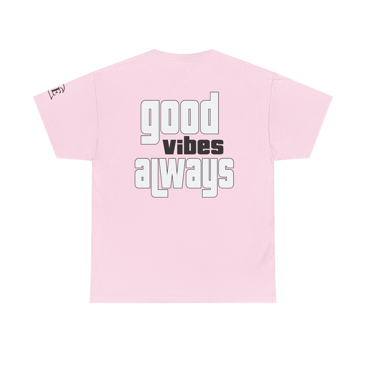 Good Vibes Unisex Heavy Cotton Tee, Casual T-Shirt, Graphic Tee
