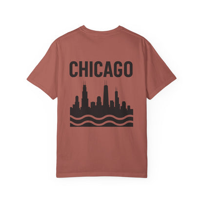 Chicago Skyline Unisex T-Shirt | Casual Citywear, Gift for Chicago Lovers, Travel Souvenir