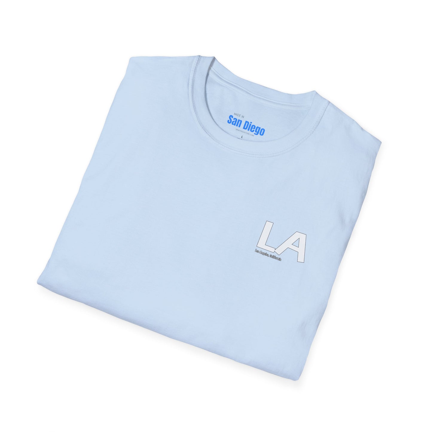 LA California Graphic Softstyle T-Shirt - Casual Streetwear, Urban Apparel