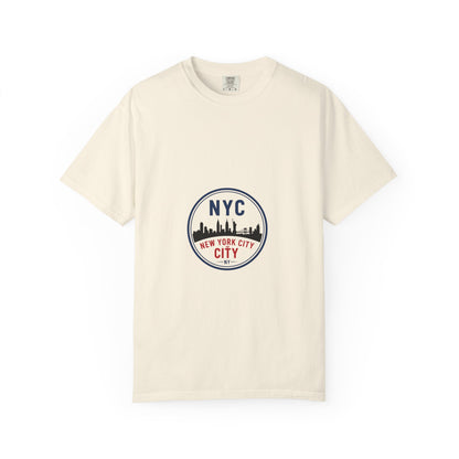 NYC Garment-Dyed T-Shirt - Urban Fashion and Travel Souvenir