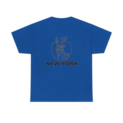 New York City Unisex Heavy Cotton Tee, Retro Graphic Tee, Gift for New Yorkers, Vacation Souvenir, NYC Apparel, Travel T-Shirt