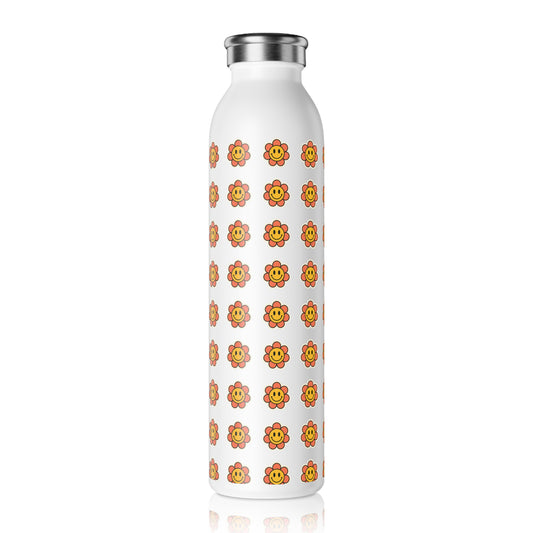 Smiling Sleek Water Bottle - Stylish Hydration for Fitness & Everyday Use, Eco-Friendly Drinkware