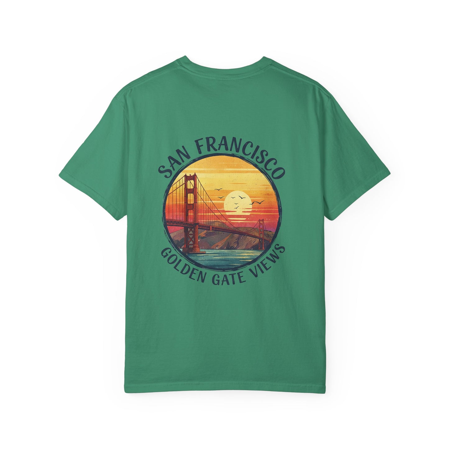 Golden Gate Views Unisex T-Shirt - Casual Summer Tee, San Francisco Souvenir, Travel Gift