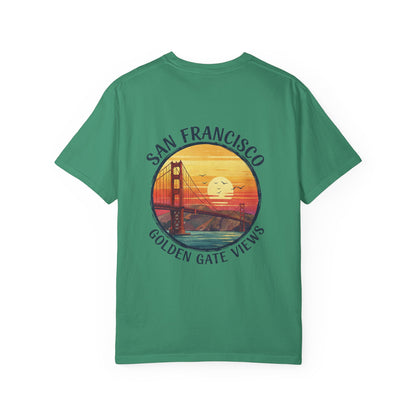 Golden Gate Views Unisex T-Shirt - Casual Summer Tee, San Francisco Souvenir, Travel Gift