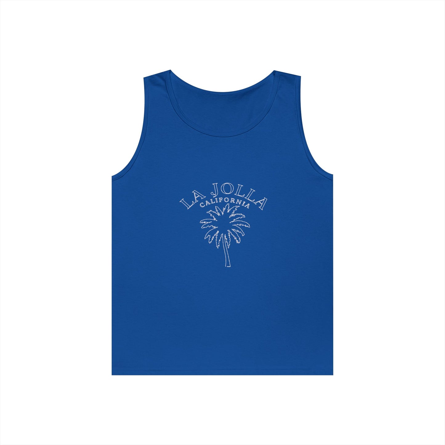 La Jolla California Heavy Cotton Tank Top - Casual Summer Wear