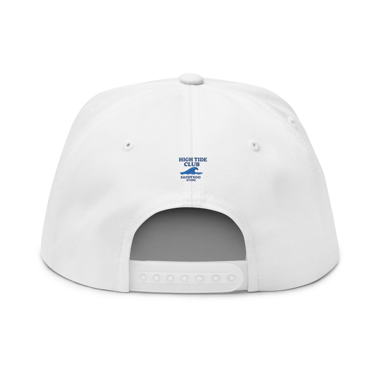 High Tide Club Embroidered Flat Bill Cap
