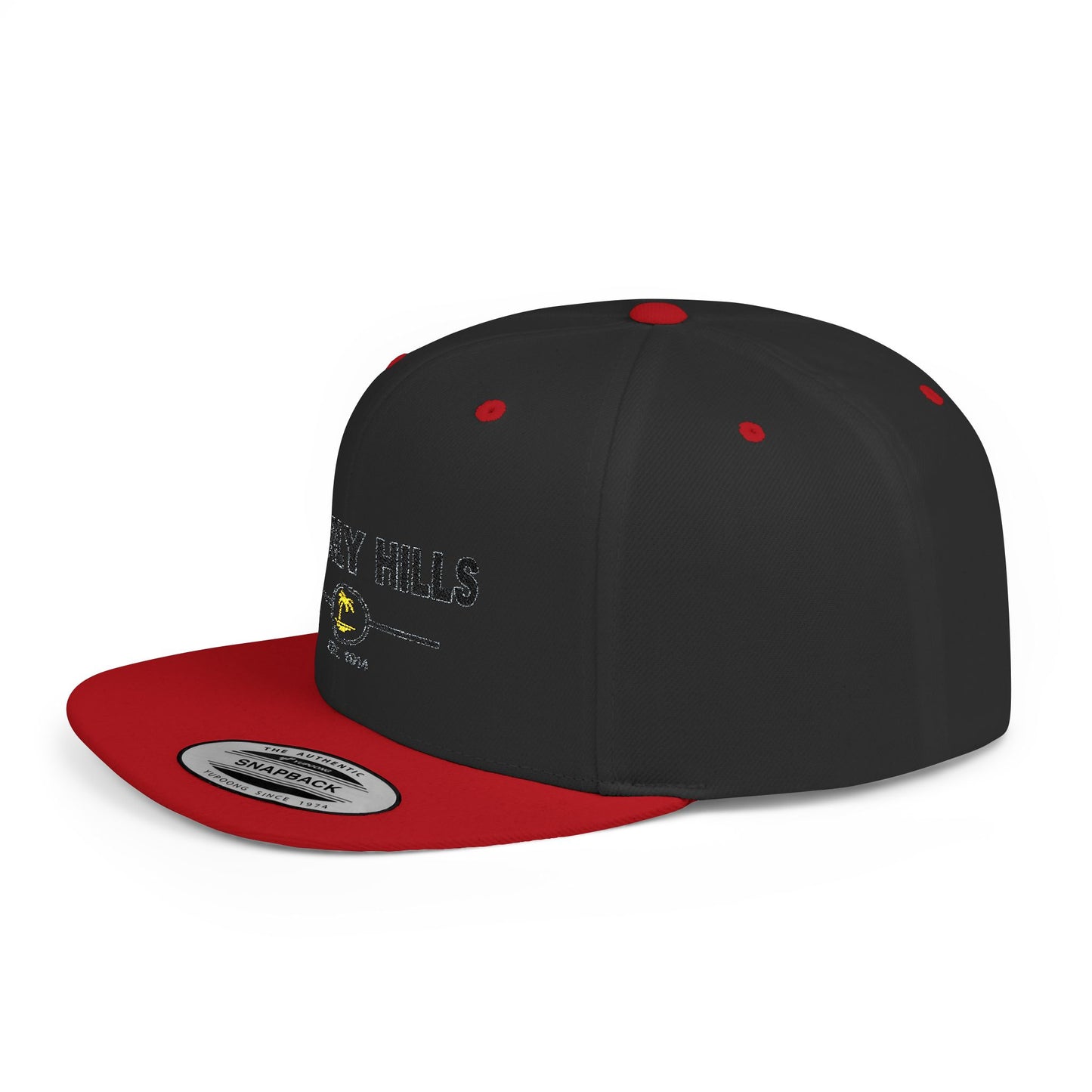 Stylish Beverly Hills Flat Bill Snapback Hat, Trendy Cap for Fashion Lovers, Casual Wear, Sun Protection, Gift for Him/Her