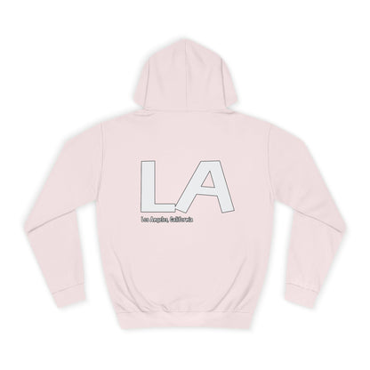 LA , California Unisex College Hoodie, Casual Comfortable Pullover