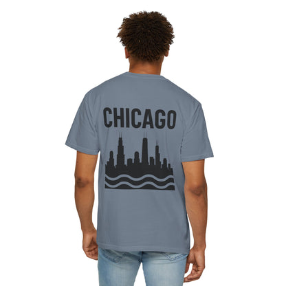 Chicago Skyline Unisex T-Shirt | Casual Citywear, Gift for Chicago Lovers, Travel Souvenir