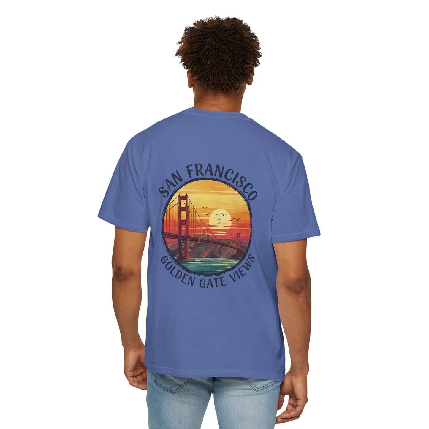 Golden Gate Views Unisex T-Shirt - Casual Summer Tee, San Francisco Souvenir, Travel Gift
