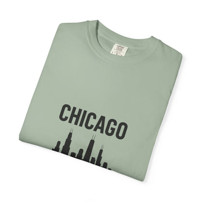 Chicago Skyline Unisex T-Shirt | Casual Citywear, Gift for Chicago Lovers, Travel Souvenir