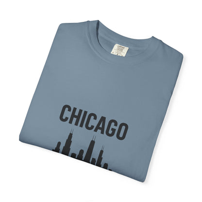 Chicago Skyline Unisex T-Shirt | Casual Citywear, Gift for Chicago Lovers, Travel Souvenir