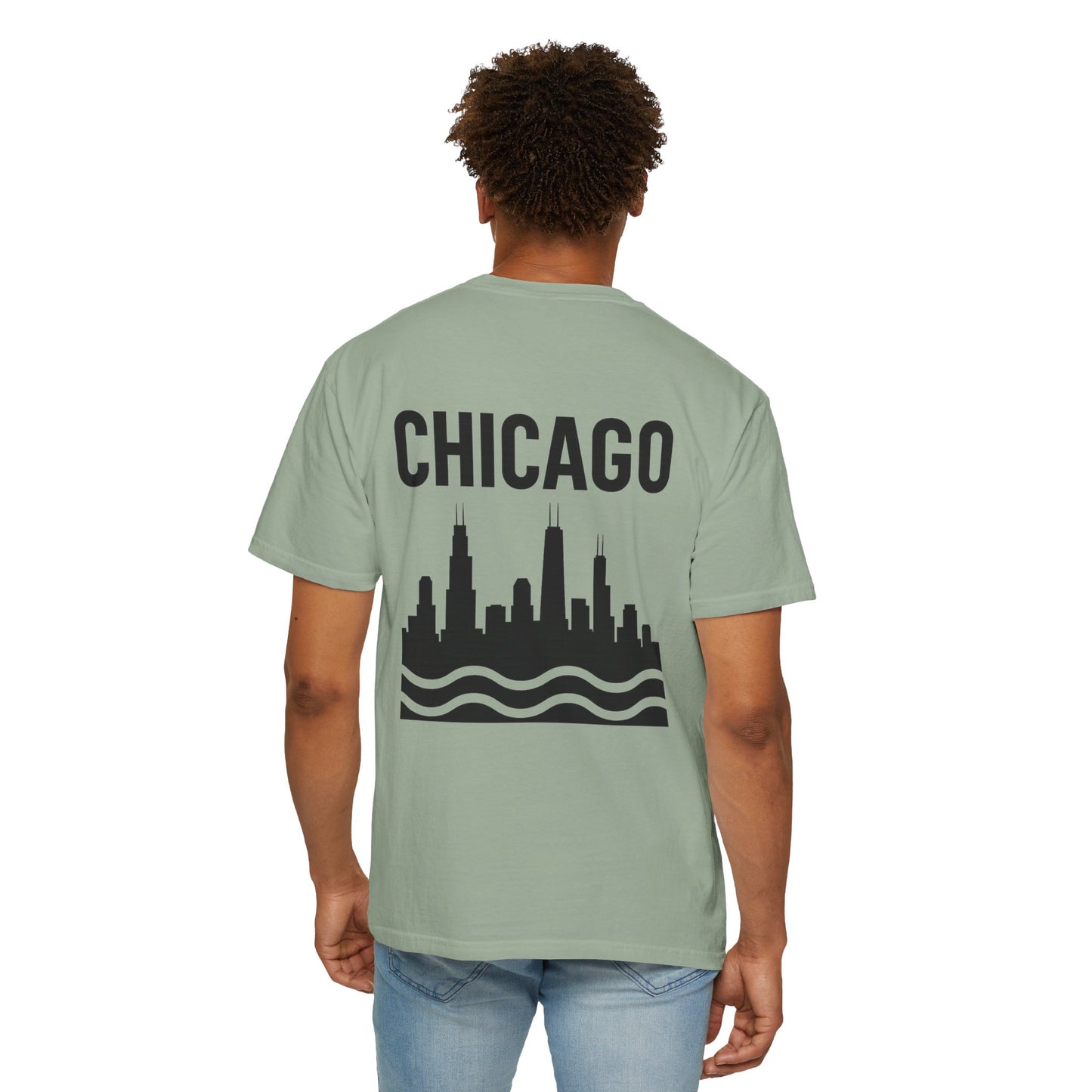 Chicago Skyline Unisex T-Shirt | Casual Citywear, Gift for Chicago Lovers, Travel Souvenir