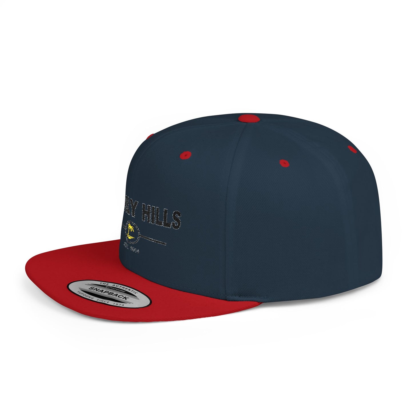 Stylish Beverly Hills Flat Bill Snapback Hat, Trendy Cap for Fashion Lovers, Casual Wear, Sun Protection, Gift for Him/Her