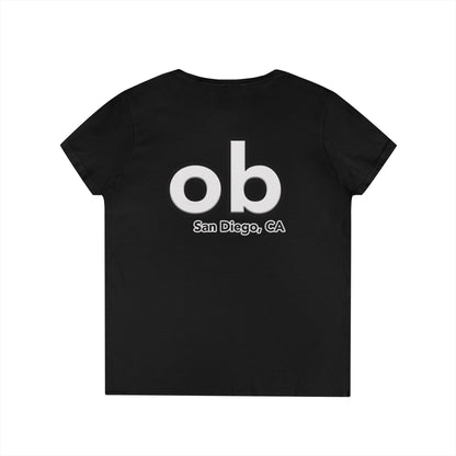 OB San Diego California v neck tshirts