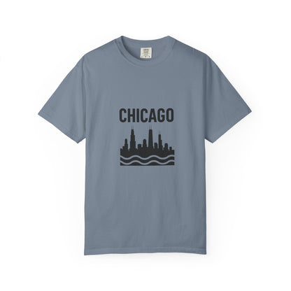 Chicago Skyline Unisex T-Shirt | Casual Citywear, Gift for Chicago Lovers, Travel Souvenir