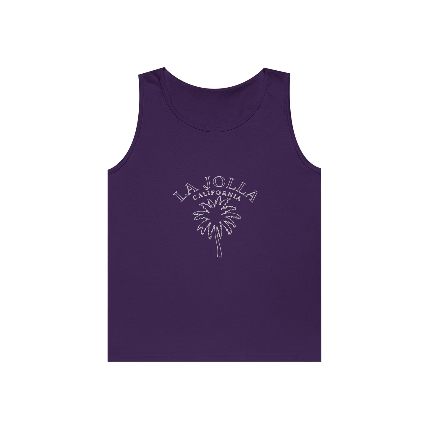 La Jolla California Heavy Cotton Tank Top - Casual Summer Wear