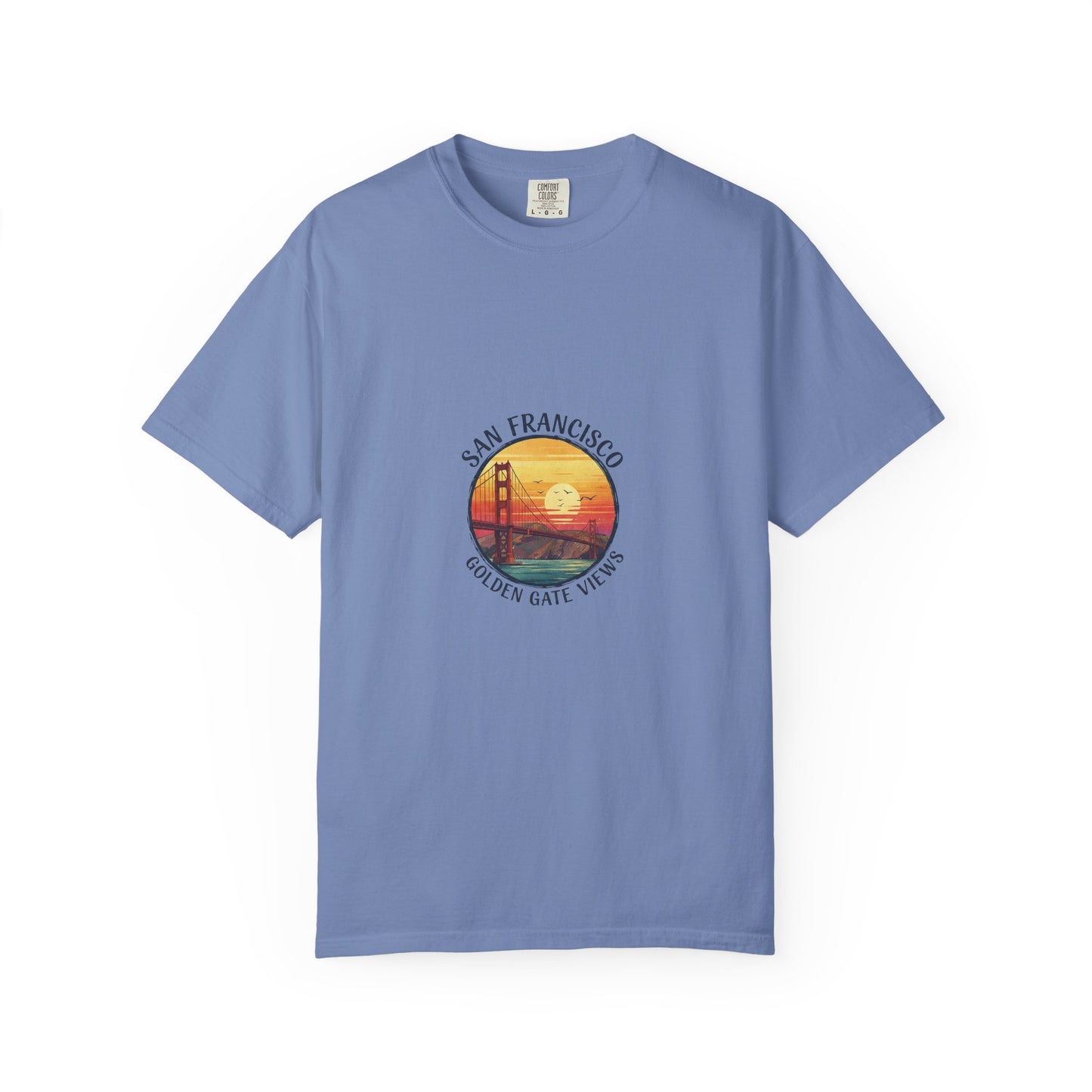 Golden Gate Views Unisex T-Shirt - Casual Summer Tee, San Francisco Souvenir, Travel Gift