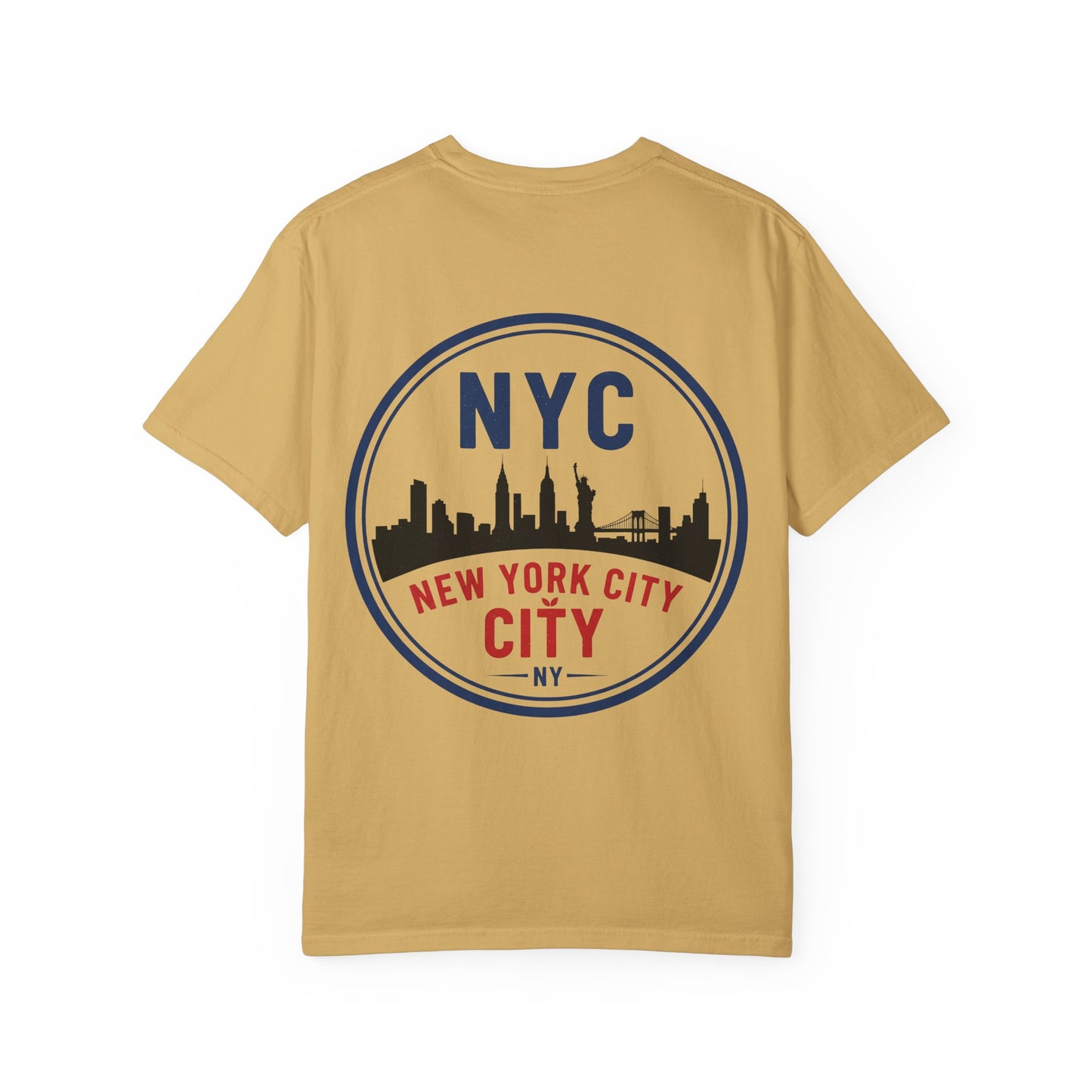 NYC Garment-Dyed T-Shirt - Urban Fashion and Travel Souvenir