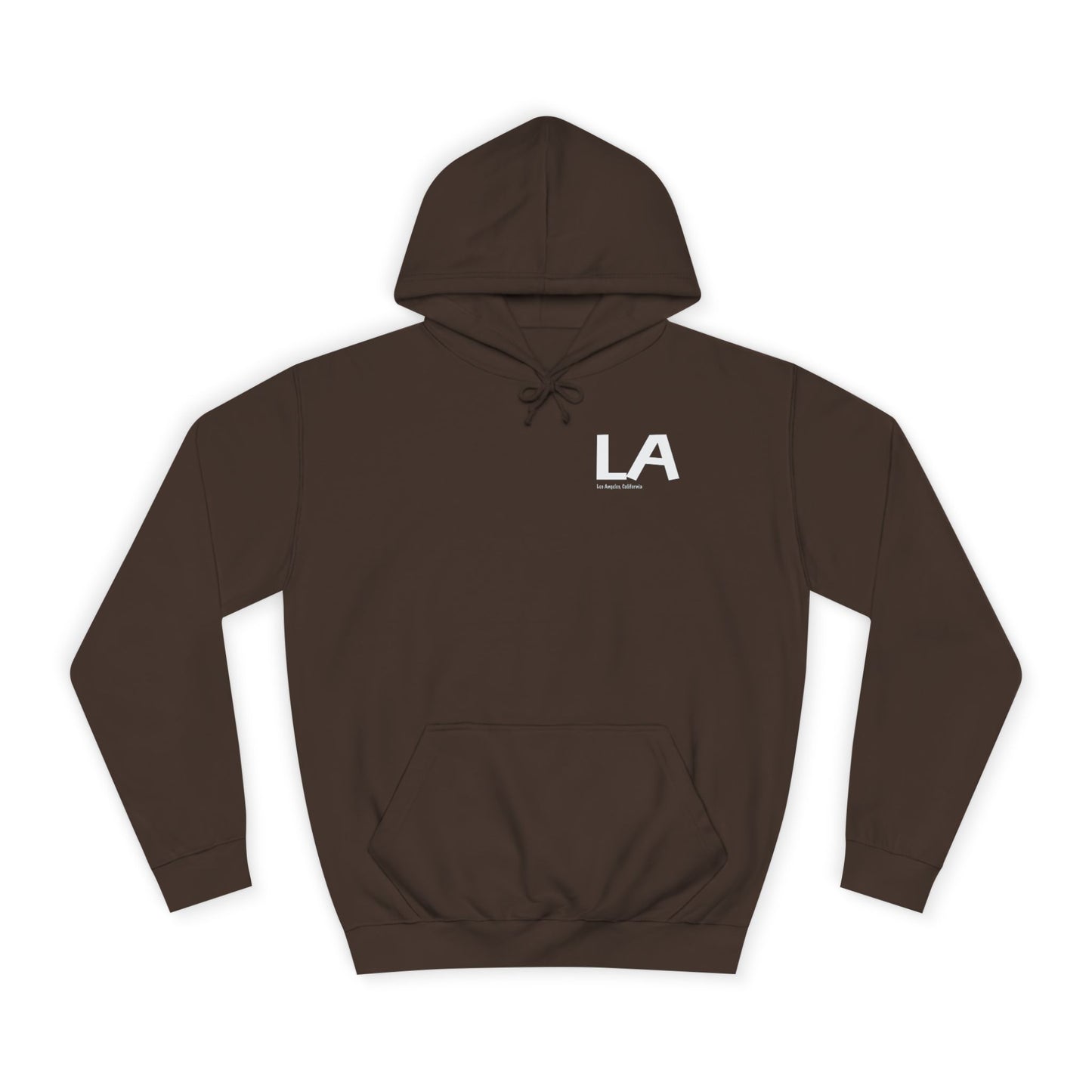 LA , California Unisex College Hoodie, Casual Comfortable Pullover