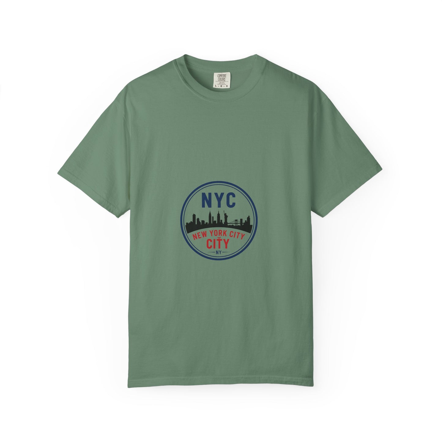 NYC Garment-Dyed T-Shirt - Urban Fashion and Travel Souvenir