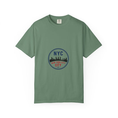NYC Garment-Dyed T-Shirt - Urban Fashion and Travel Souvenir