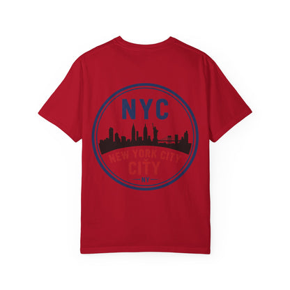 NYC Garment-Dyed T-Shirt - Urban Fashion and Travel Souvenir