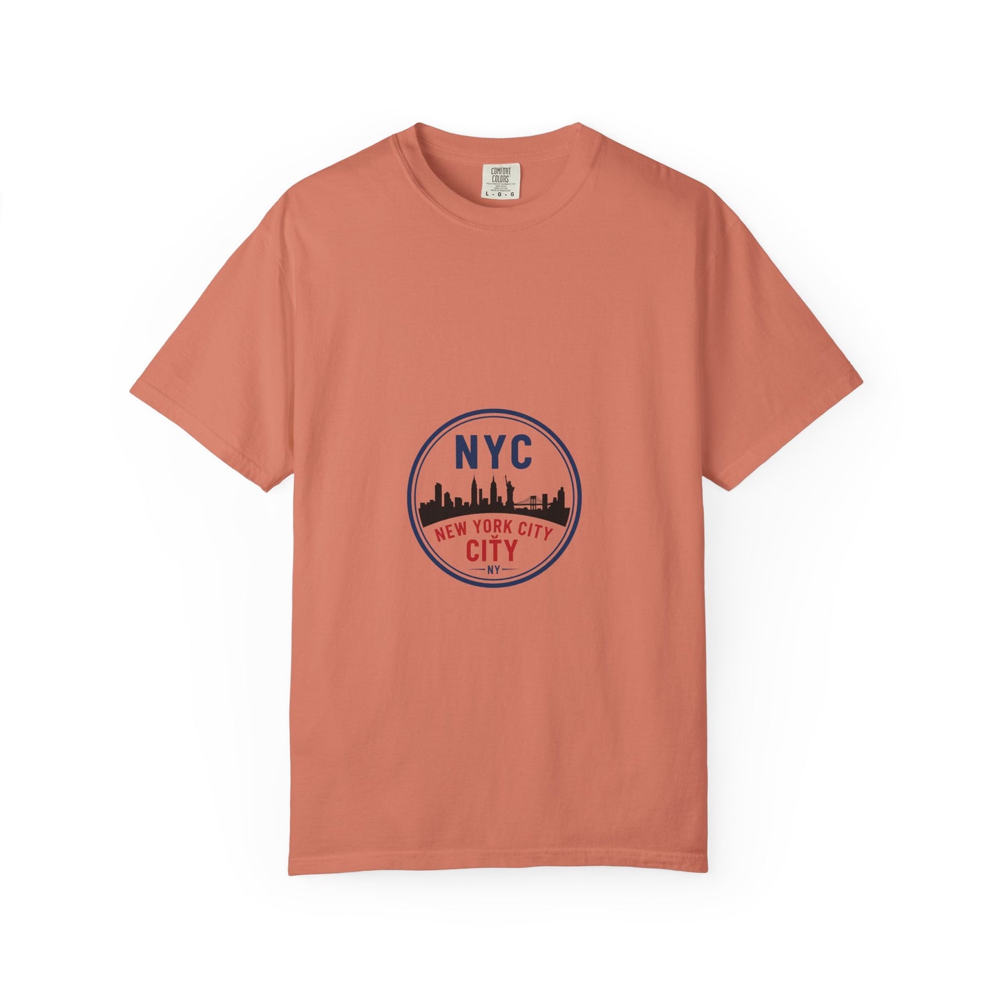 NYC Garment-Dyed T-Shirt - Urban Fashion and Travel Souvenir