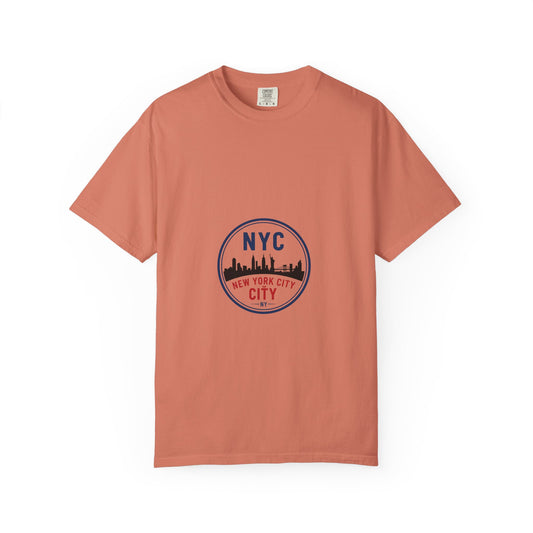 NYC Garment-Dyed T-Shirt - Urban Fashion and Travel Souvenir