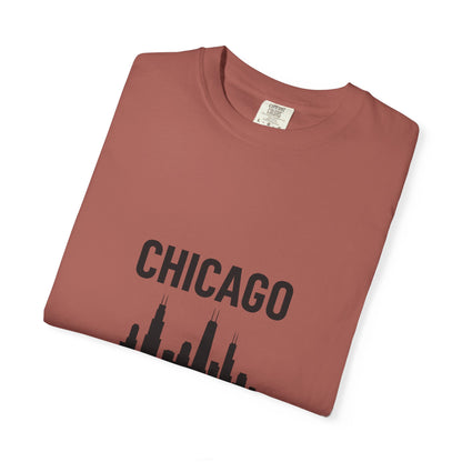 Chicago Skyline Unisex T-Shirt | Casual Citywear, Gift for Chicago Lovers, Travel Souvenir