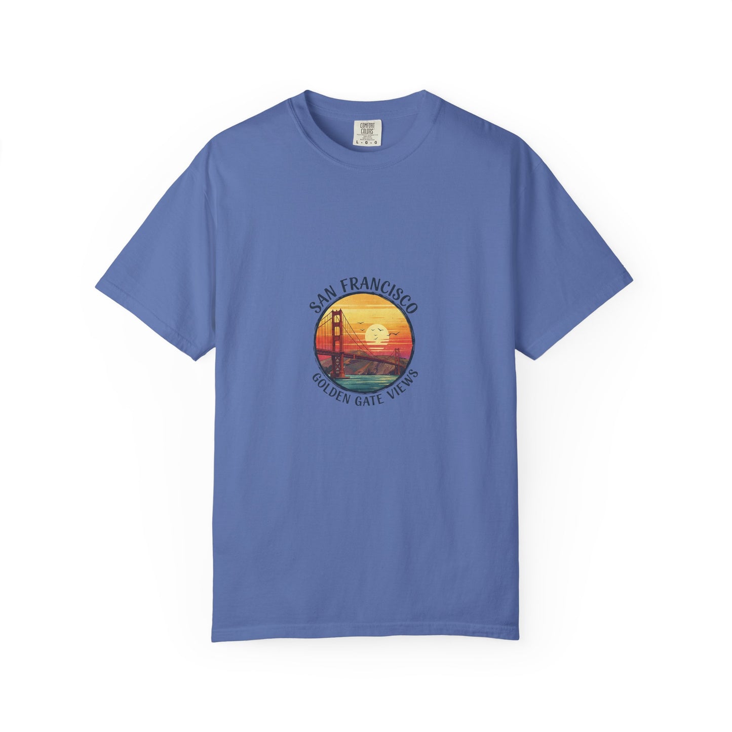 Golden Gate Views Unisex T-Shirt - Casual Summer Tee, San Francisco Souvenir, Travel Gift