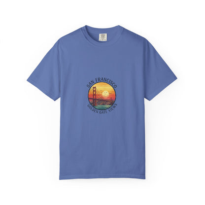 Golden Gate Views Unisex T-Shirt - Casual Summer Tee, San Francisco Souvenir, Travel Gift