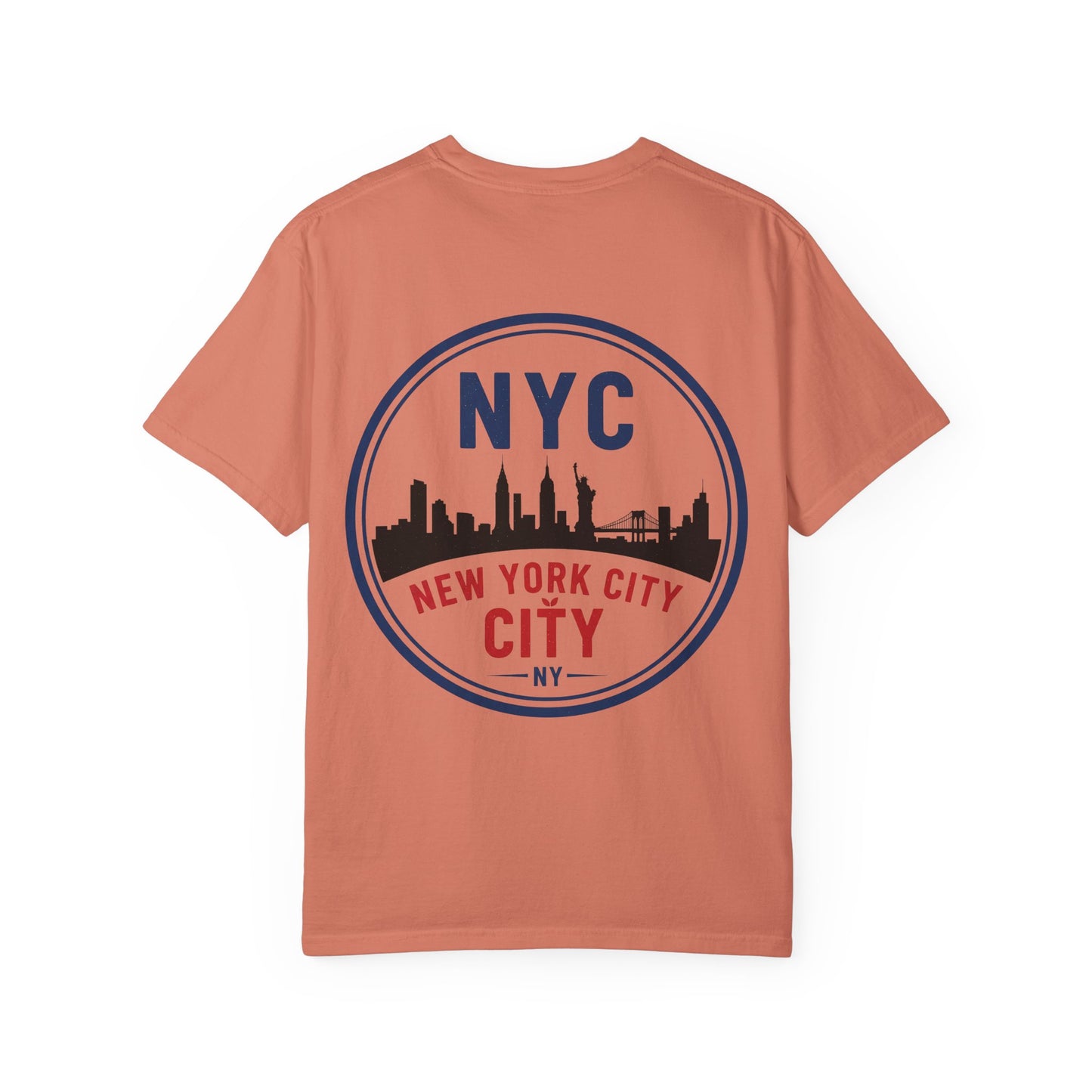 NYC Garment-Dyed T-Shirt - Urban Fashion and Travel Souvenir