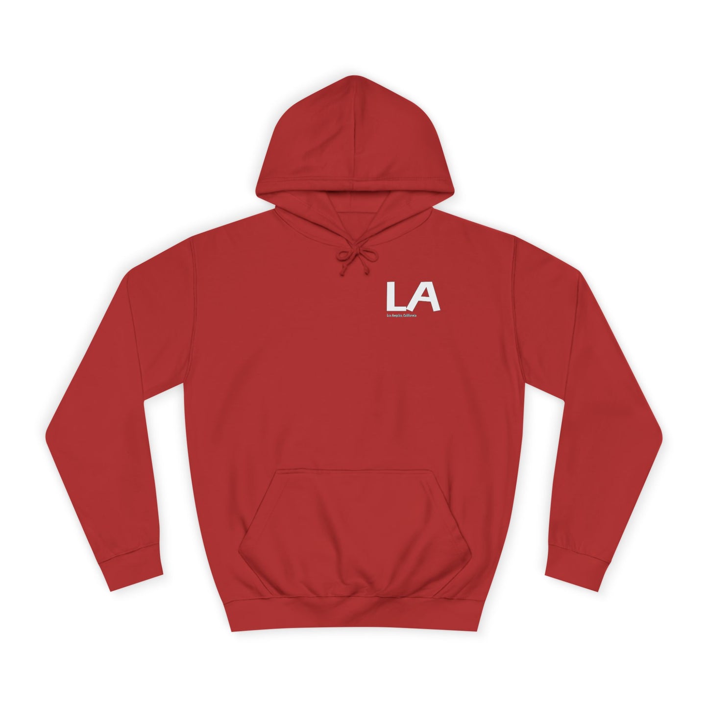 LA , California Unisex College Hoodie, Casual Comfortable Pullover