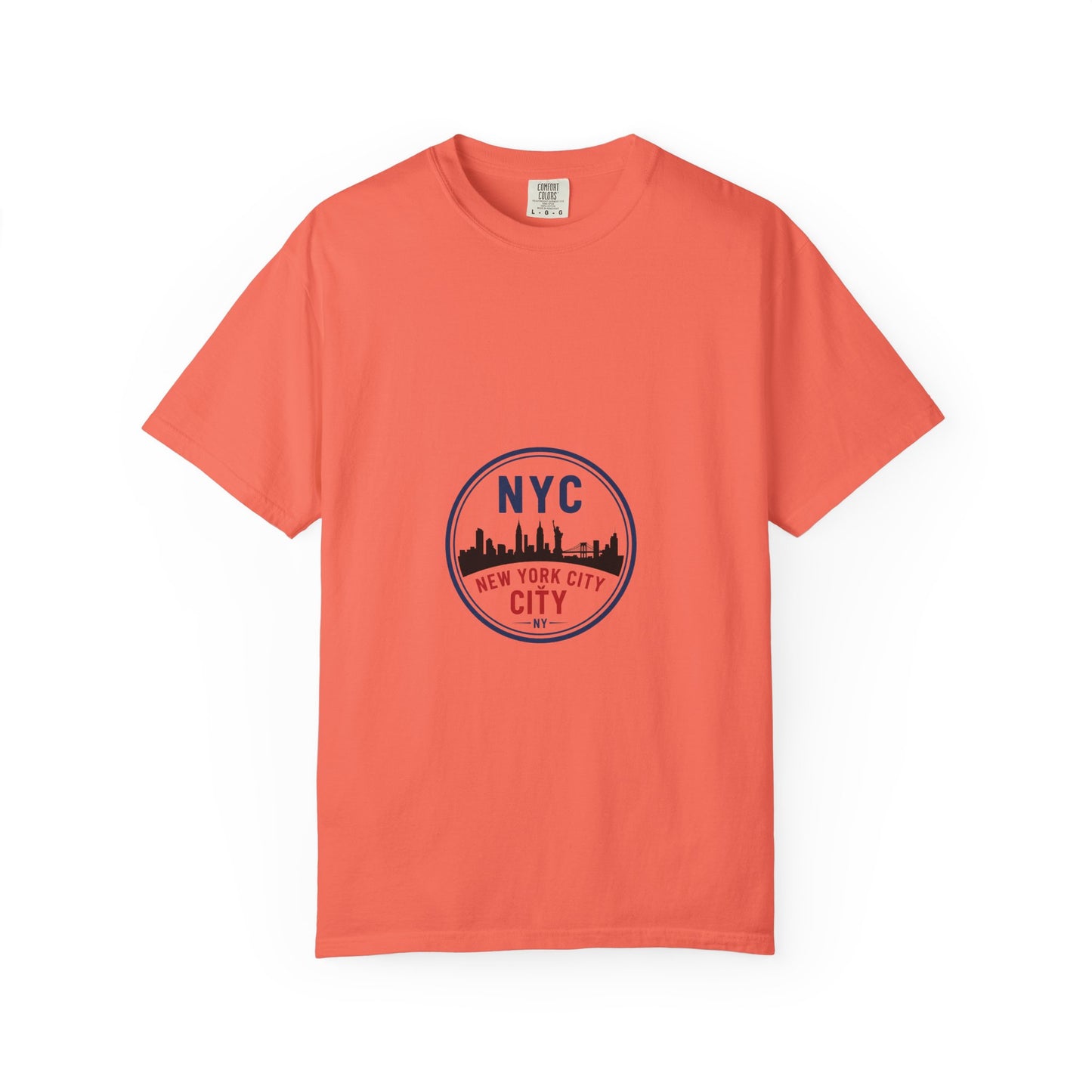 NYC Garment-Dyed T-Shirt - Urban Fashion and Travel Souvenir